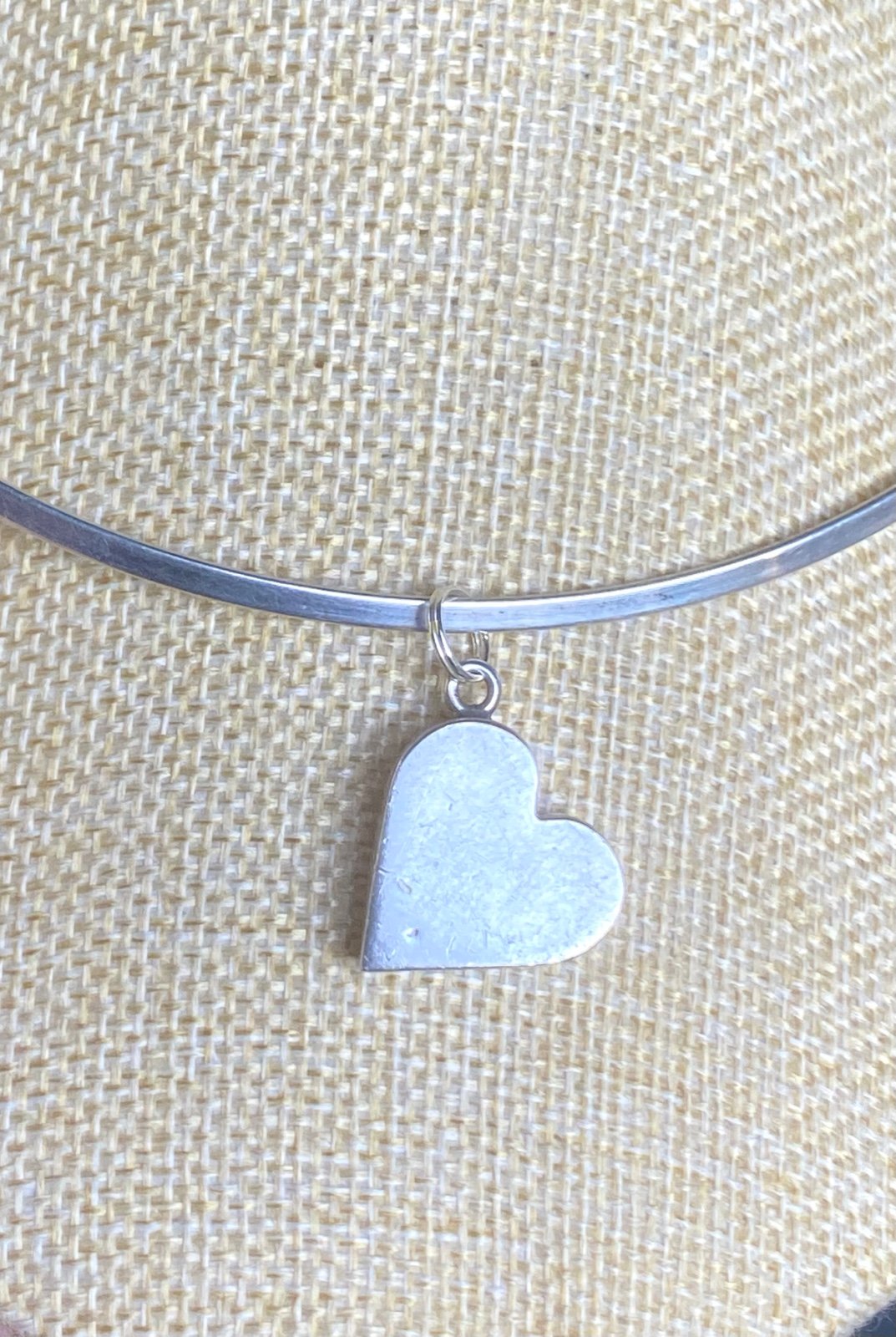 Vintage Puffy Heart Pendant Mexico Sterling Silver 925 1 7.4 Grams