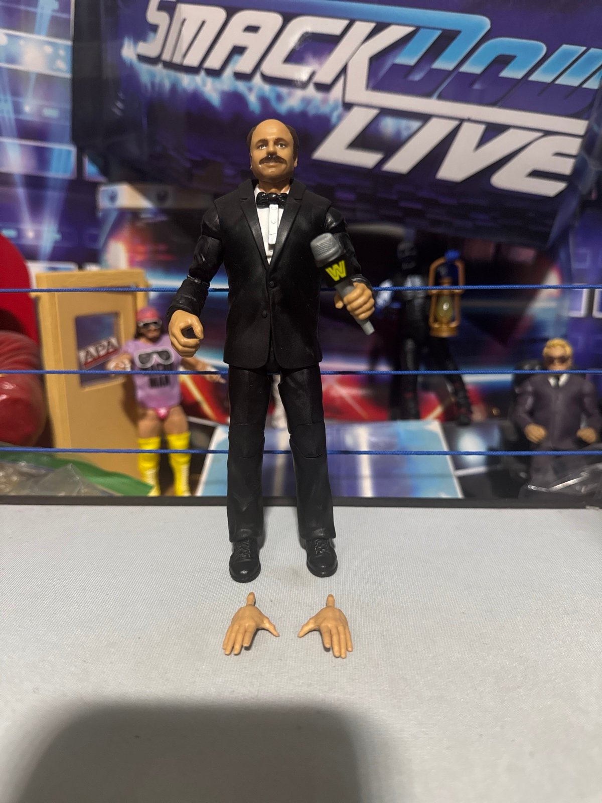 WWE Elite Howard Finkel BAF The Fink