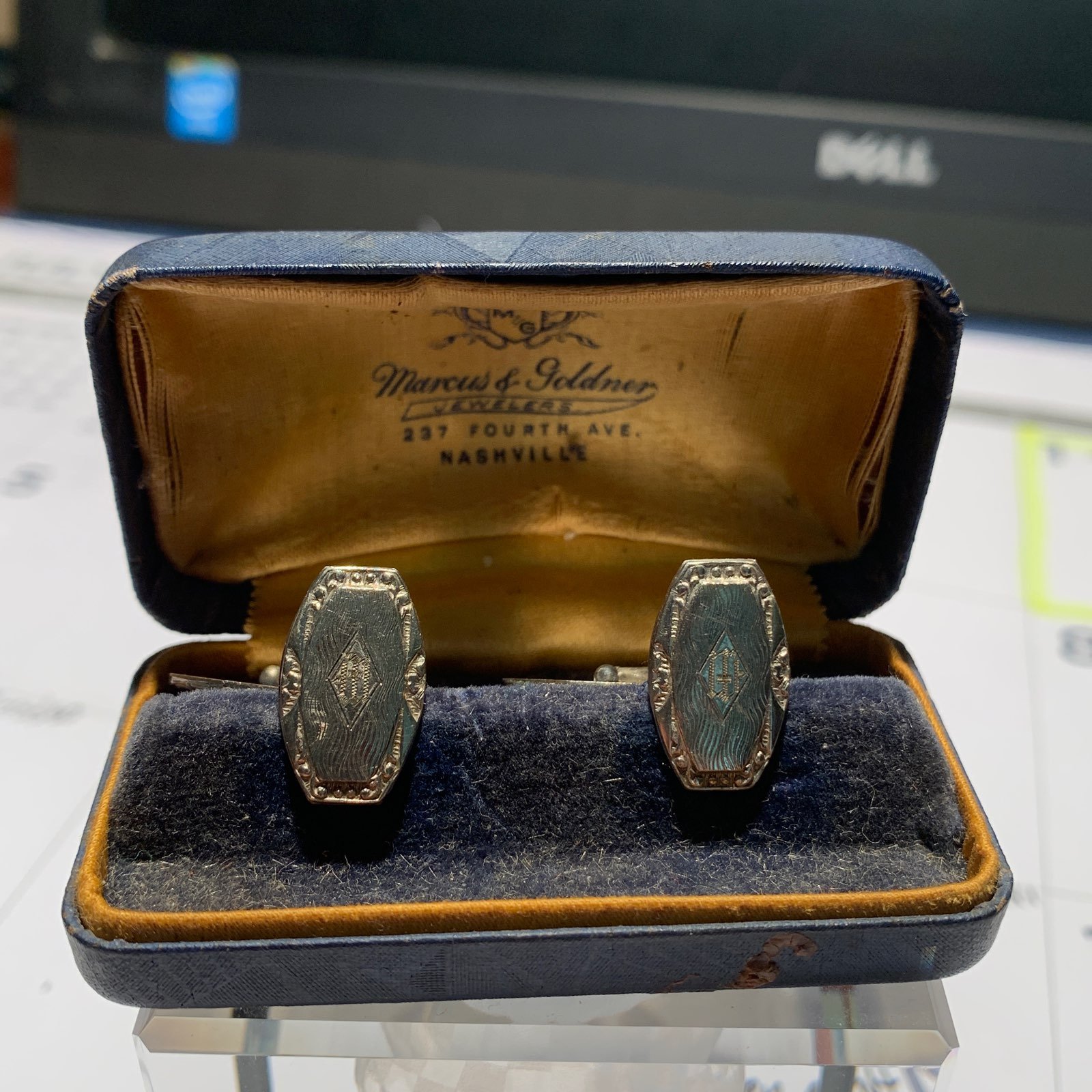 Art Deco Cuff Links