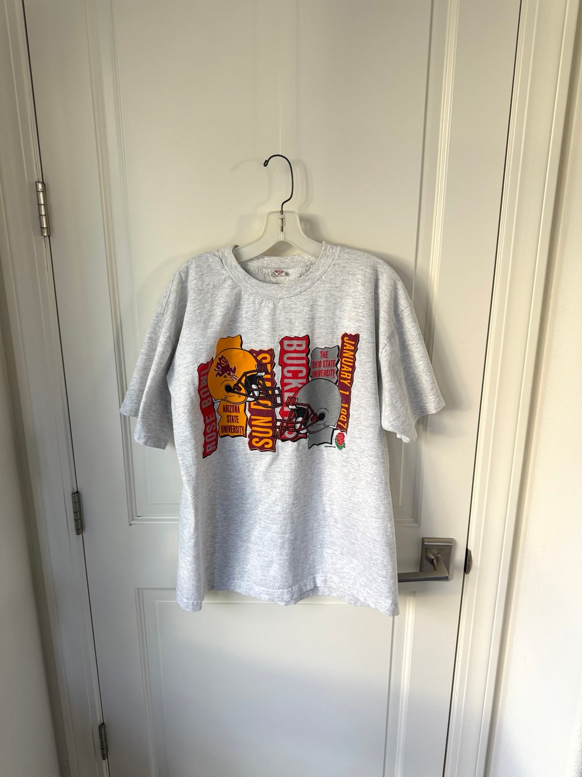 1997 Rose Bowl Arizona State Sun Devils Ohio Buckeyes Vintage T-Shirt Size XL