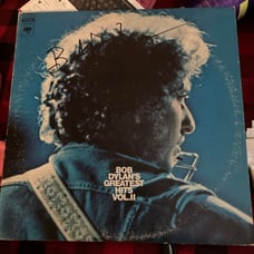 Autographed Bob Dylan’s Greatest Hits vol. 2 album