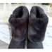 Steve Madden Harmoni Black Faux Fur Cuff Sneaker Boots Girls Size 5