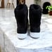 Steve Madden Harmoni Black Faux Fur Cuff Sneaker Boots Girls Size 5