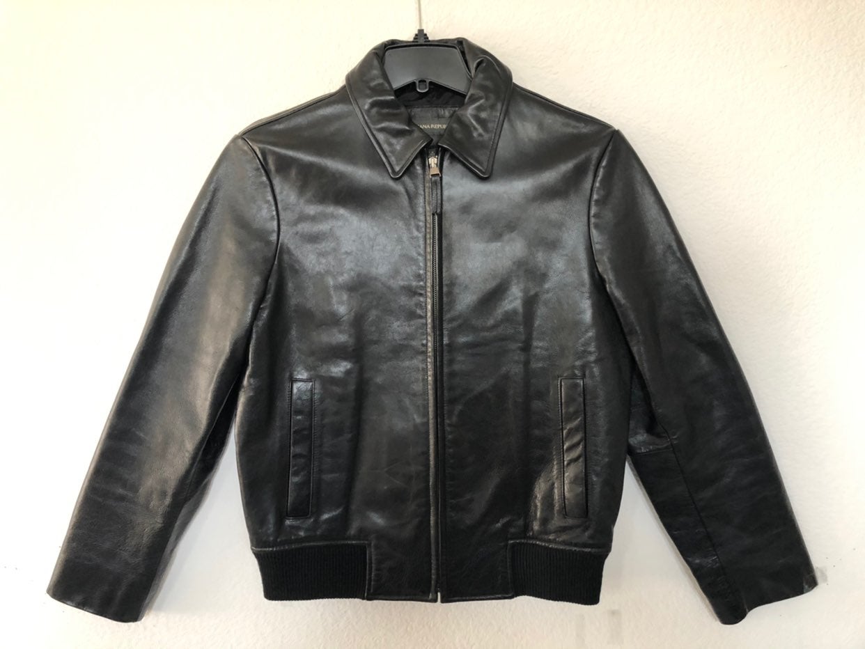 Banana republic leather jacket