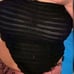 Plus, Size Elegant black Color Jacquard Strapless Top 4x