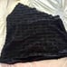 Plus, Size Elegant black Color Jacquard Strapless Top 4x