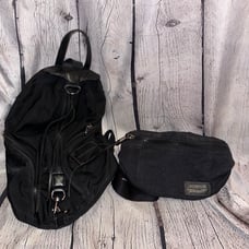 Lot Of 2! Rebecca Minkoff Black Nylon Mini Backpack + Belt Bag