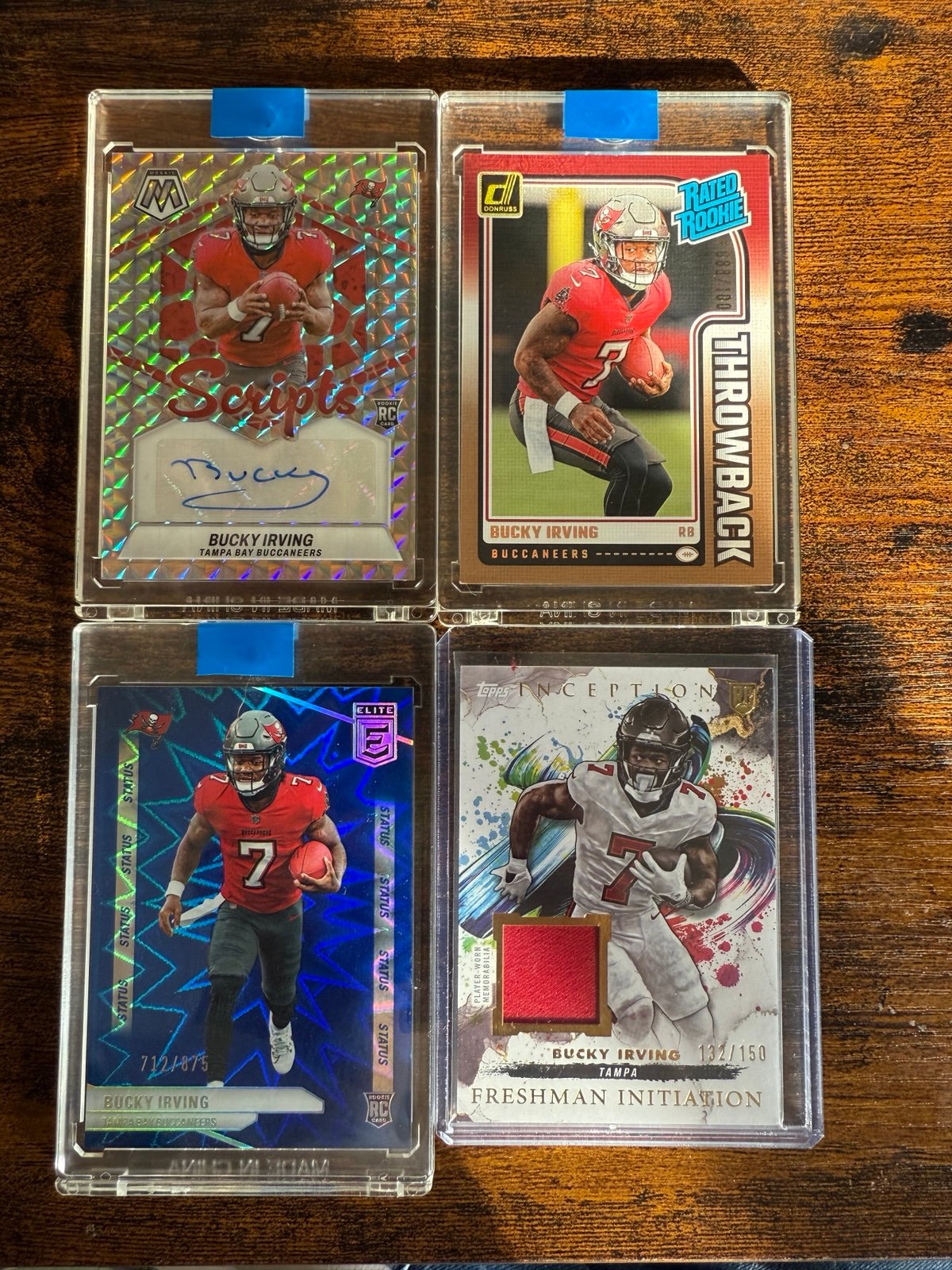 Bucky Irving Lot (Includes Autograph, Numbered, and Jersey Patch)