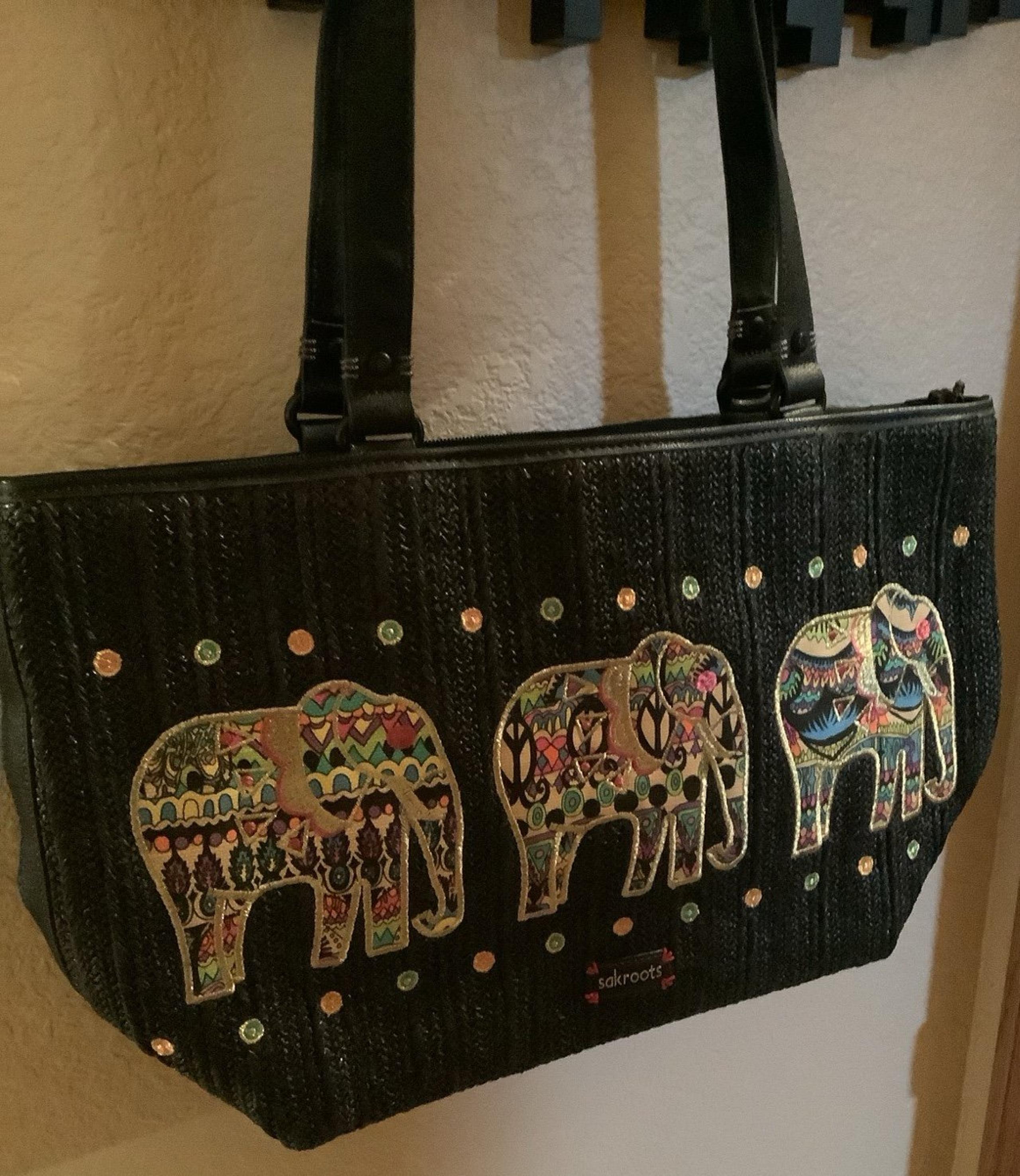 Sakroots Elephants Tote