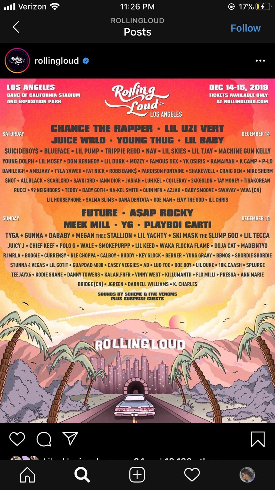 1 rolling loud GA 2 day bracelet