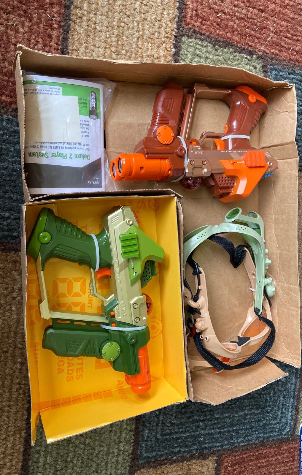 LAZERTAG TEAM OPS DELUXE 2 PLAYER SYSTEM