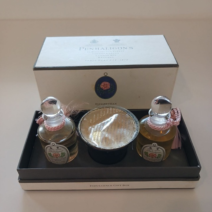 VTG Penhaligon's Elisabethan Rose Eau de Toilette Bath Oil Indulgence Gift Box