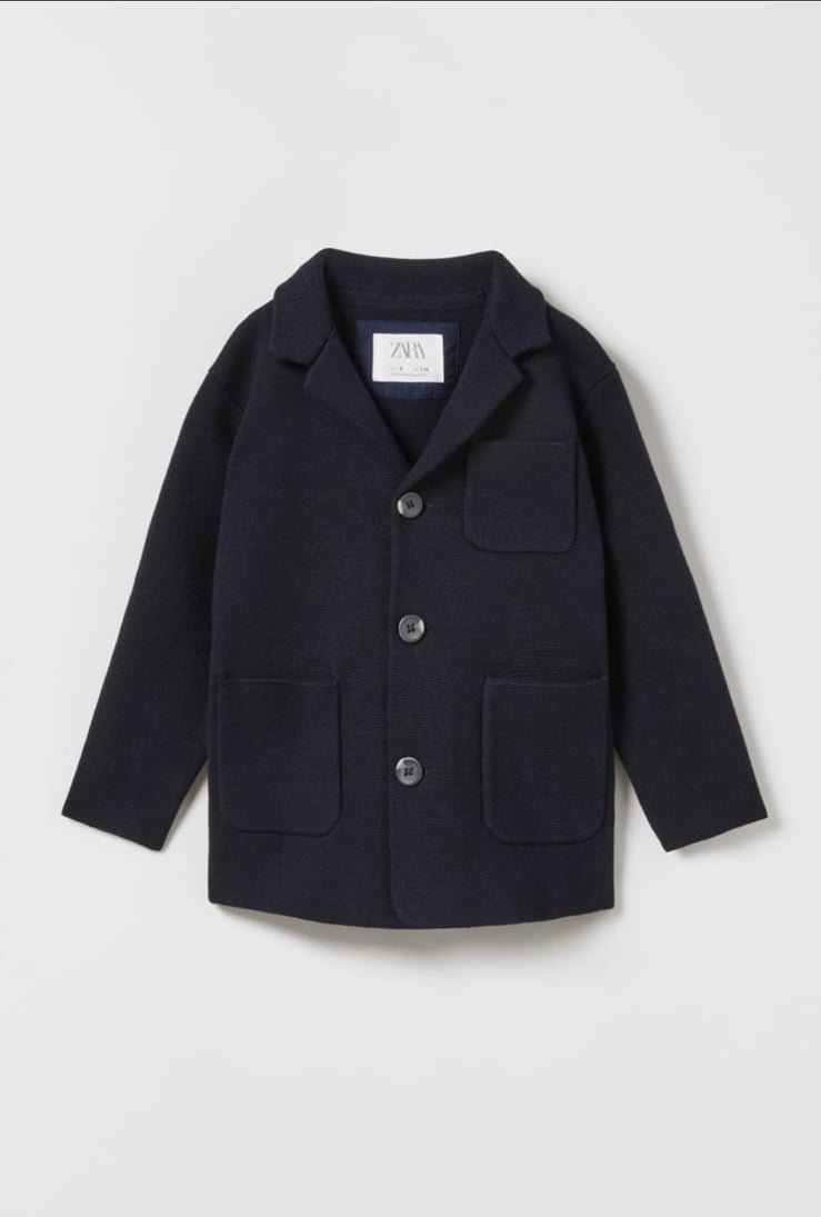 ZARA NWT blazer jacket knit size 10 years