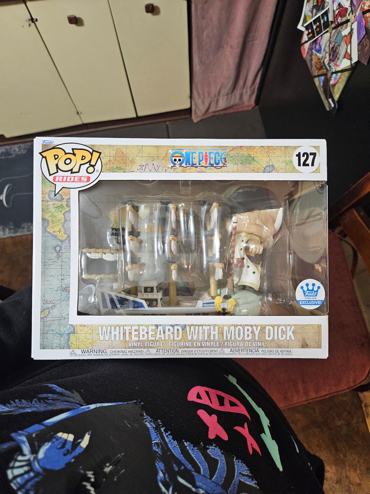 Funko Pop One Piece whitebeard with mobydick Funko shop pop ride