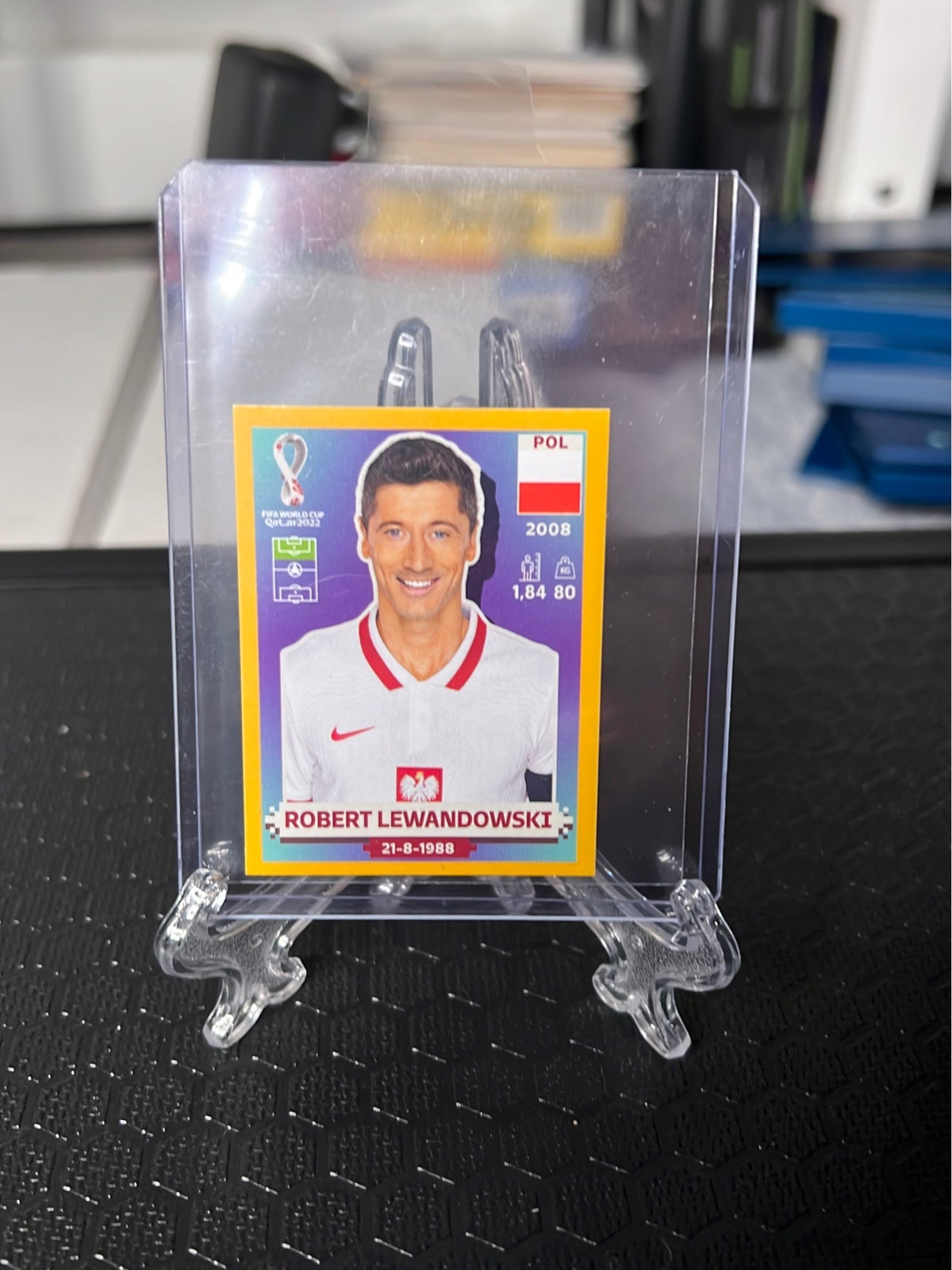 Robert lewandowski Gold Sticker