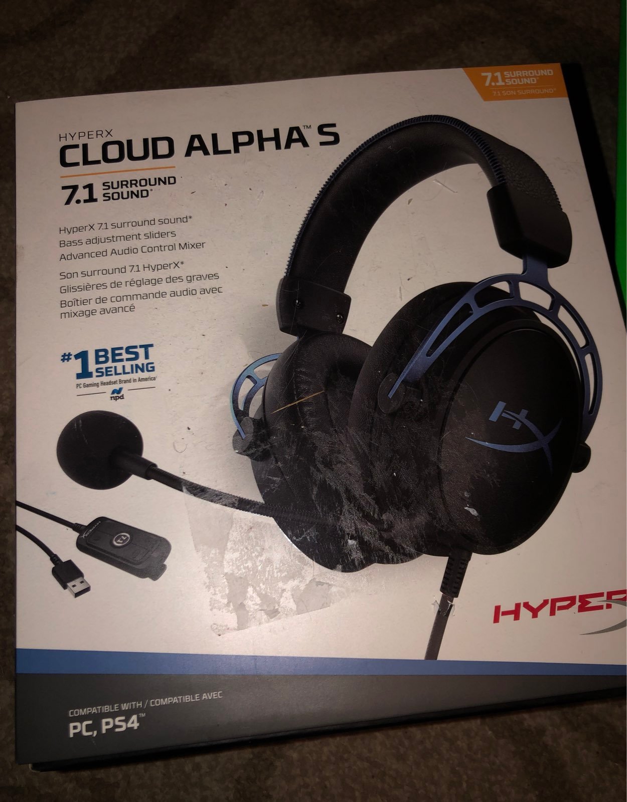 HyperX cloud alpha s gaming headset