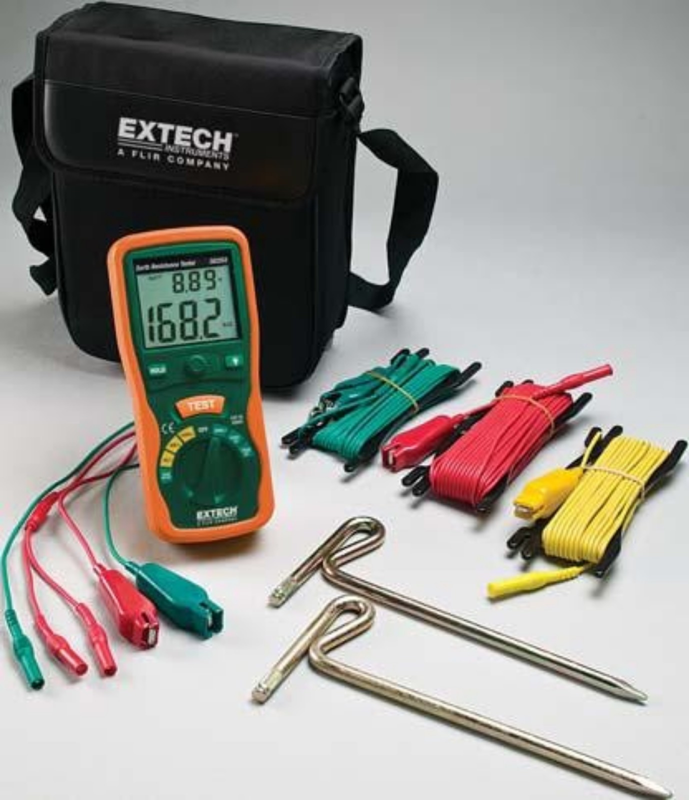 Extech 382252 - Earth Ground Resistance Tester Kit