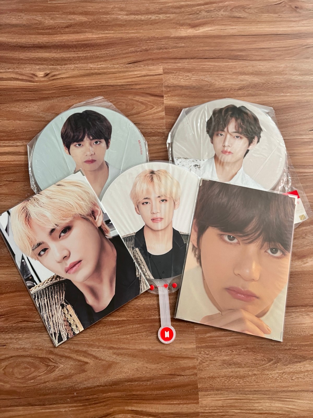 BTS V Taehyung - Image Picket, Image Flag, Acrylic Stand & Premium Photos Bundle