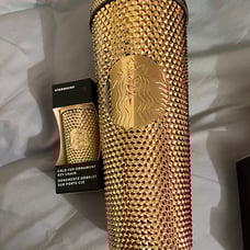Starbucks venti honeycomb studded