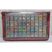 Cutting Edge Paper Punch Set 40 Pcs Red Case Upper Case Alpha Numeric No Handle