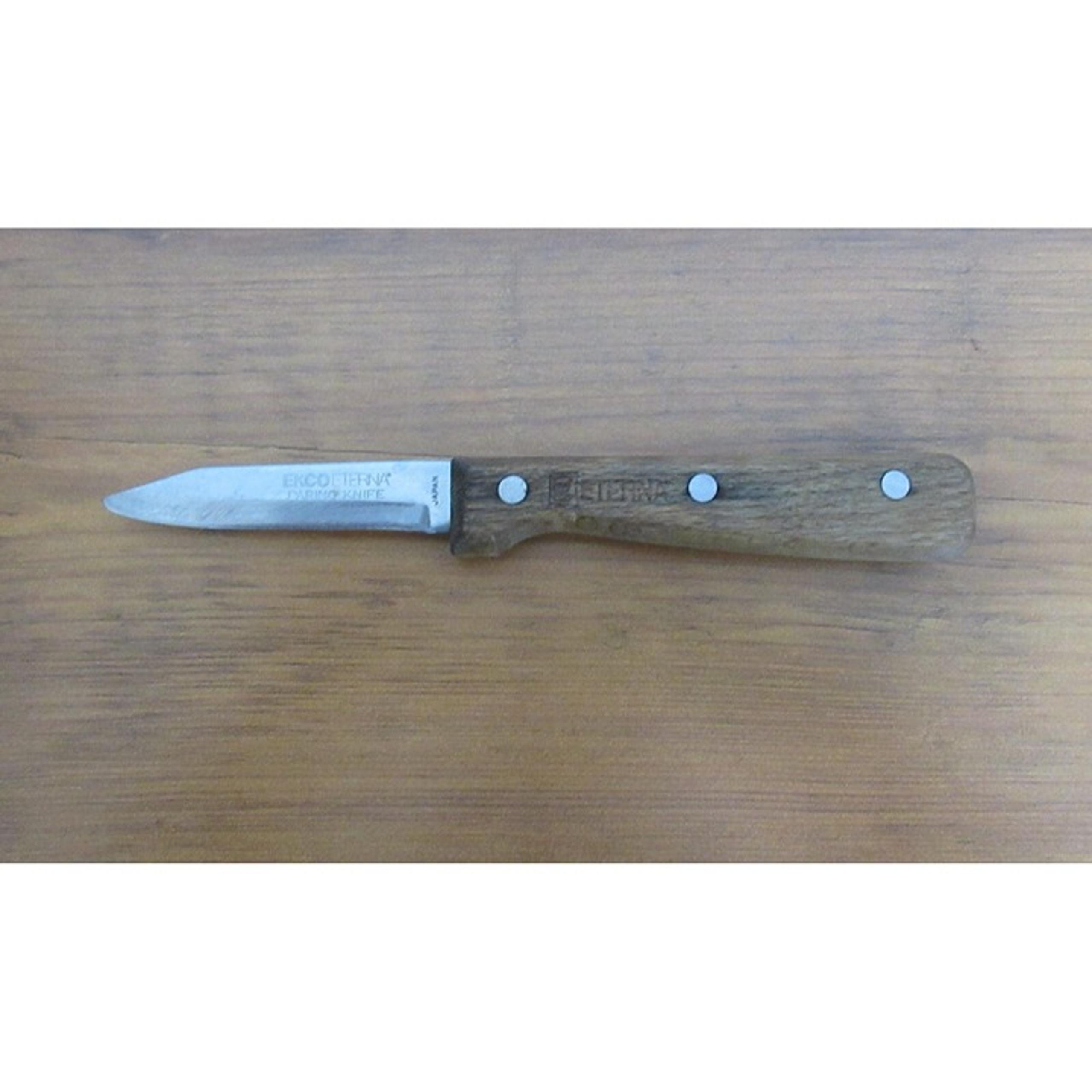 EKCO ETERNA 3” Paring & Peeling Knife w/Walnut Handle MADE IN JAPAN 7.25" Long