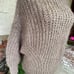 Express Chunky Mock Neck Sweater; Dark Taupe; Dolman Sleeve Design; Sz Med, NWT