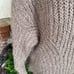 Express Chunky Mock Neck Sweater; Dark Taupe; Dolman Sleeve Design; Sz Med, NWT