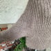 Express Chunky Mock Neck Sweater; Dark Taupe; Dolman Sleeve Design; Sz Med, NWT
