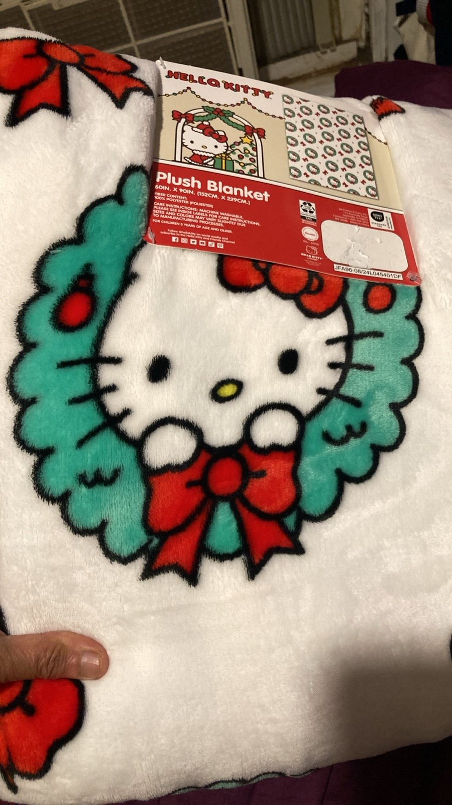 Hello Kitty Plush Blanket