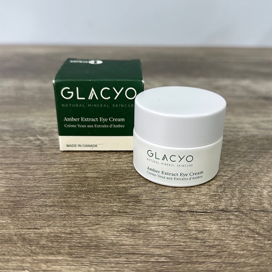 Glacyo Amber extract eye cream Natural mineral skincare