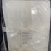 Pottery Barn White/Ebony Belgian Flax Linen Contrast Flange Duvet Cover, KING