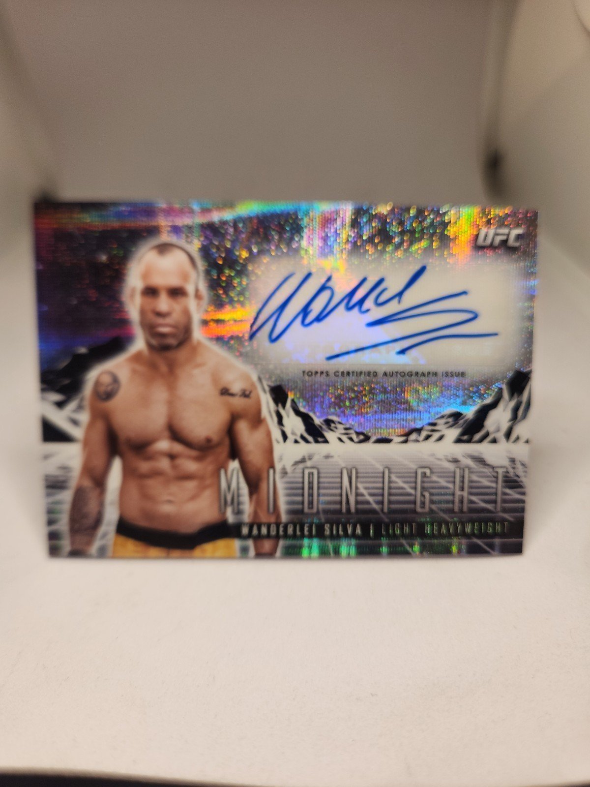 2024 Topps Midnight Ufc Wanderlei Silva Auto Moon Beam SSP