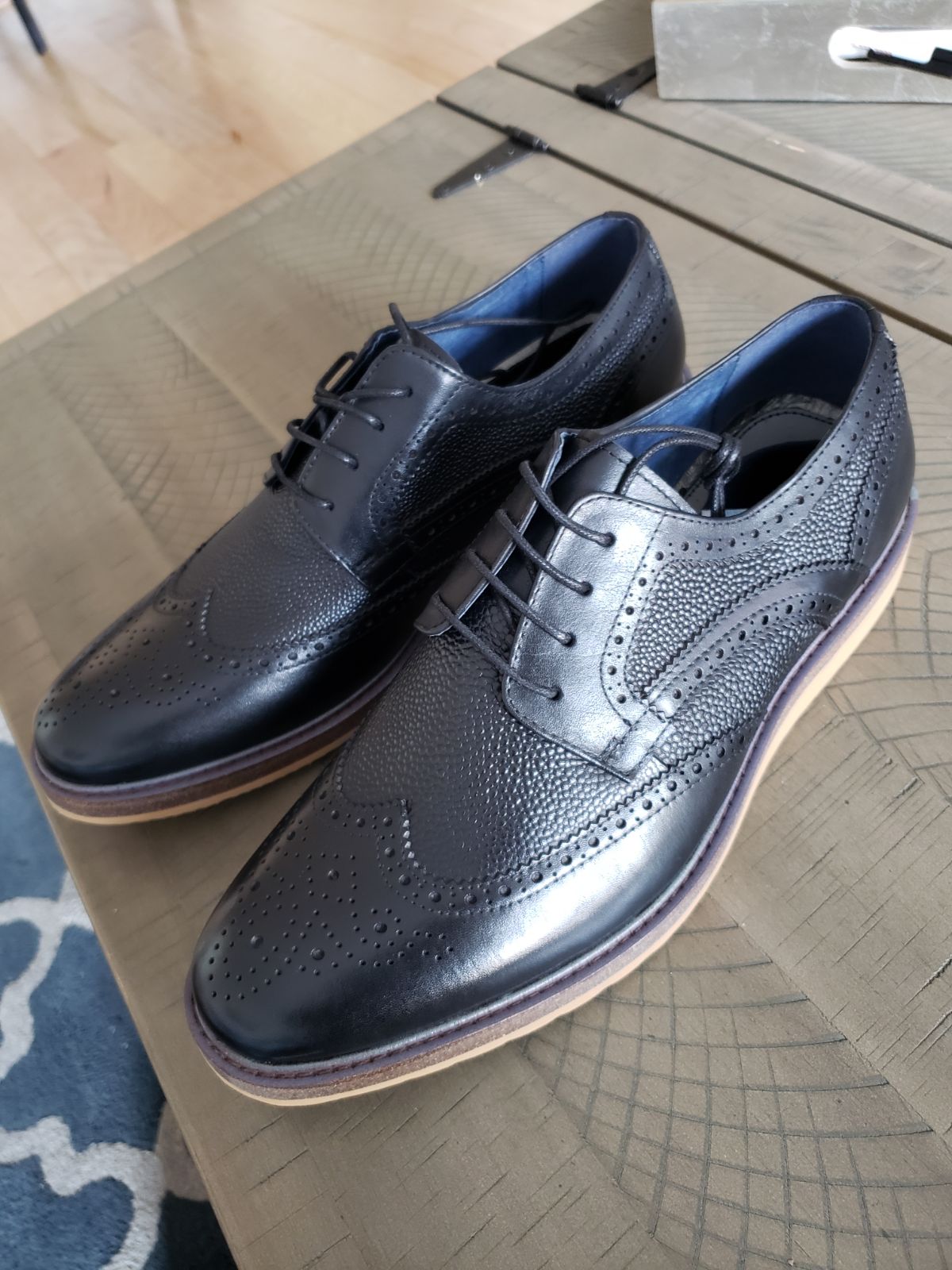 ZANZARA Southgate Wingtip Leather Derby 11
