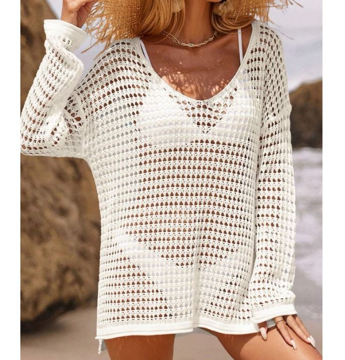 Swim Vcay Summer Outfits For Women Holiday Beach Leisure Cover-Up L1