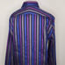 Marks & Spencer Autograph Purple Stripe Floral Accent Dress Shirt Size 42 16.5