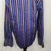 Marks & Spencer Autograph Purple Stripe Floral Accent Dress Shirt Size 42 16.5