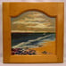 VTG Original Oil Painting on Board Signed Malu Solid Wood Framed