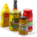 Refrigerator Pantry Organizer Bins Clear Food Storage Baskets for Kit Set Of 8