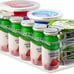 Refrigerator Pantry Organizer Bins Clear Food Storage Baskets for Kit Set Of 8