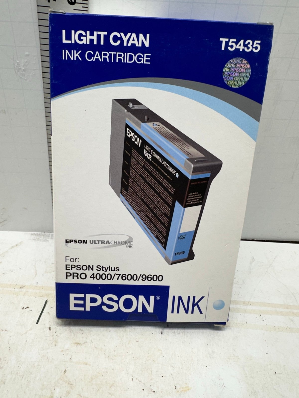 07/2007NIB Epson Genuine 110ml Ink T5435 Light Cyan Stylus