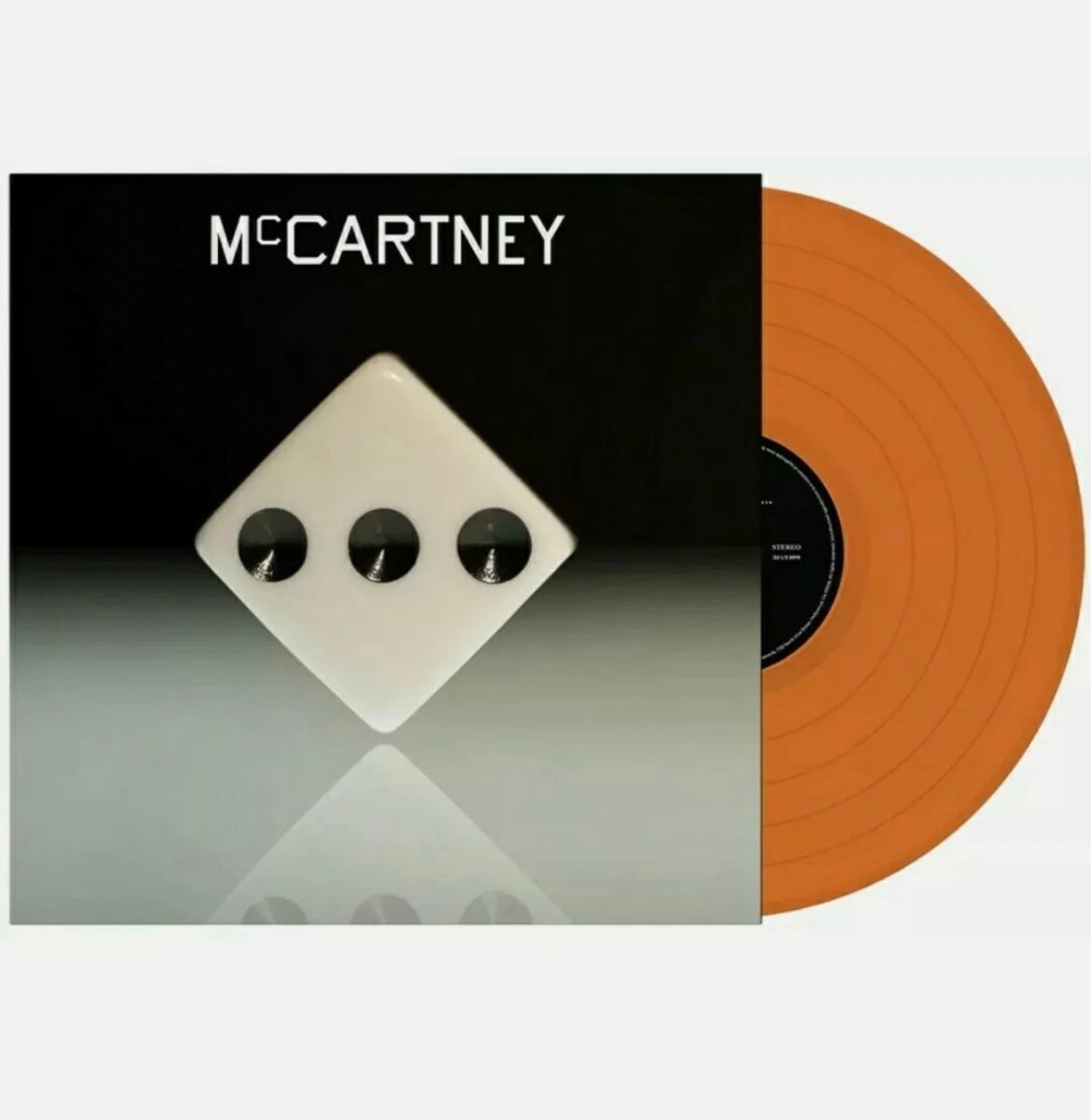 Paul McCartney III orange vinyl lp 12"