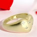 Kate Spade My Precious Heart Signet Ring. Size 6 Retail 99