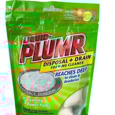 Liquid-Plumr Disposal Drain Foaming Cleaner Power Packs Plumber DISCONTINUED