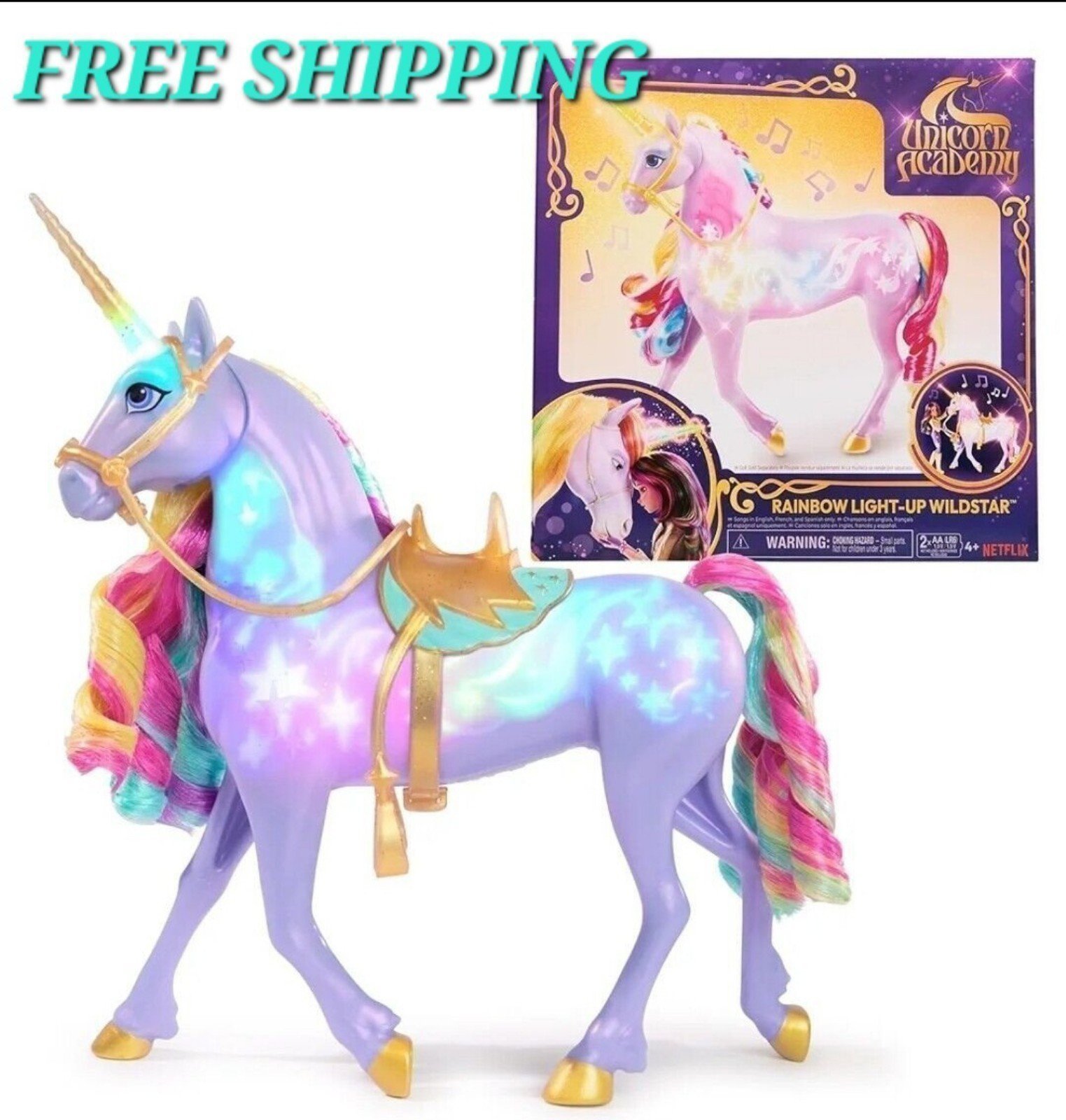 Unicorn Academy, Interactive Rainbow Light-up Wildstar