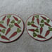 Beaded placemats carrots Easter