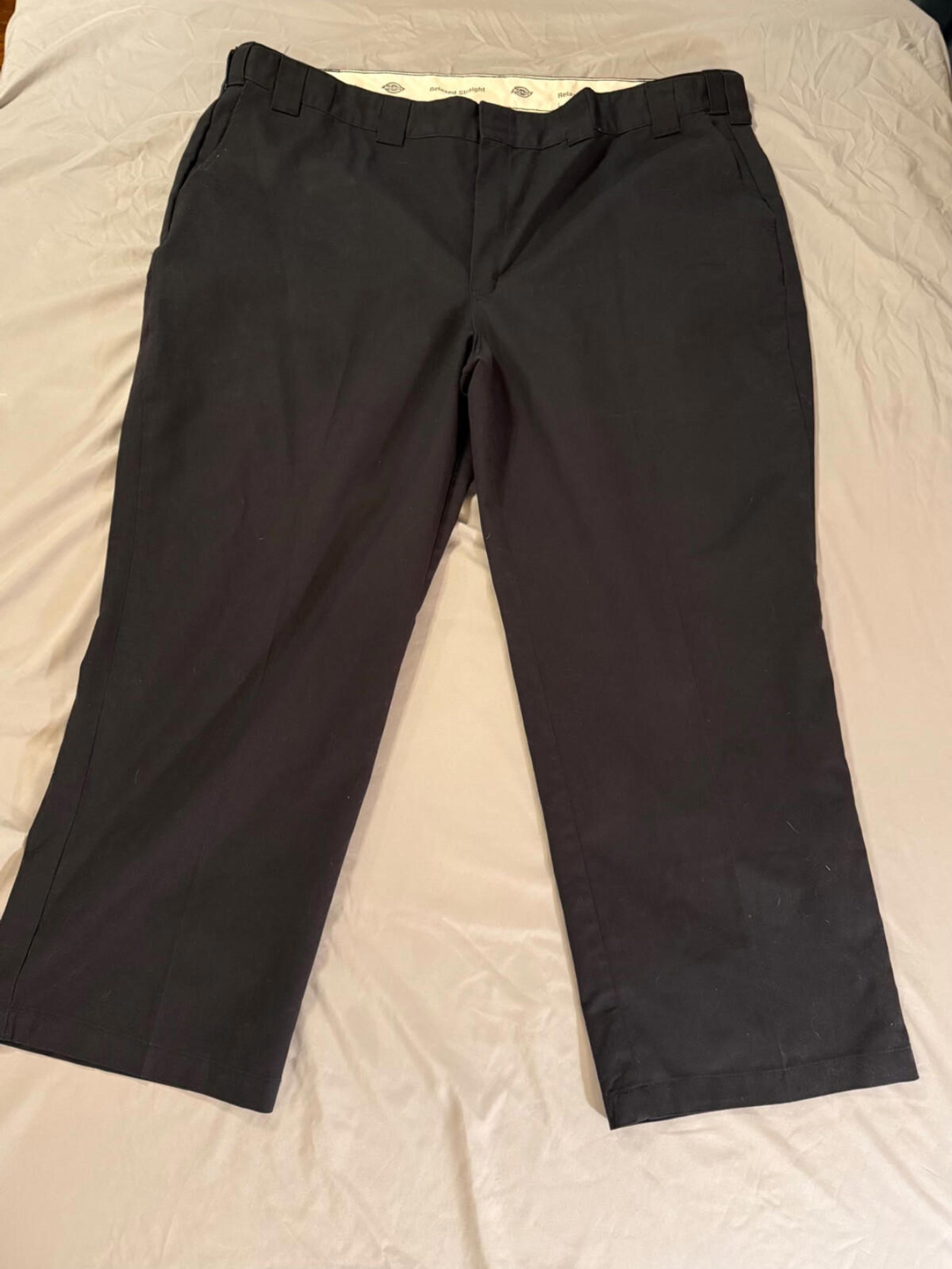 Dickies Big & TaSize 50 Men's Relaxed Fit Straight Leg Flat Front Flex Pant -...