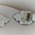 ITEM #051 VTG Sterling Silver and White Buffalo Turquoise by Navajo Marie Bahe