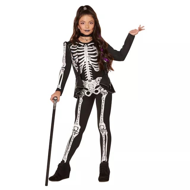 Spirit Skeleton Suit Signature Collection Girls Size Medium (8-10 YRS)