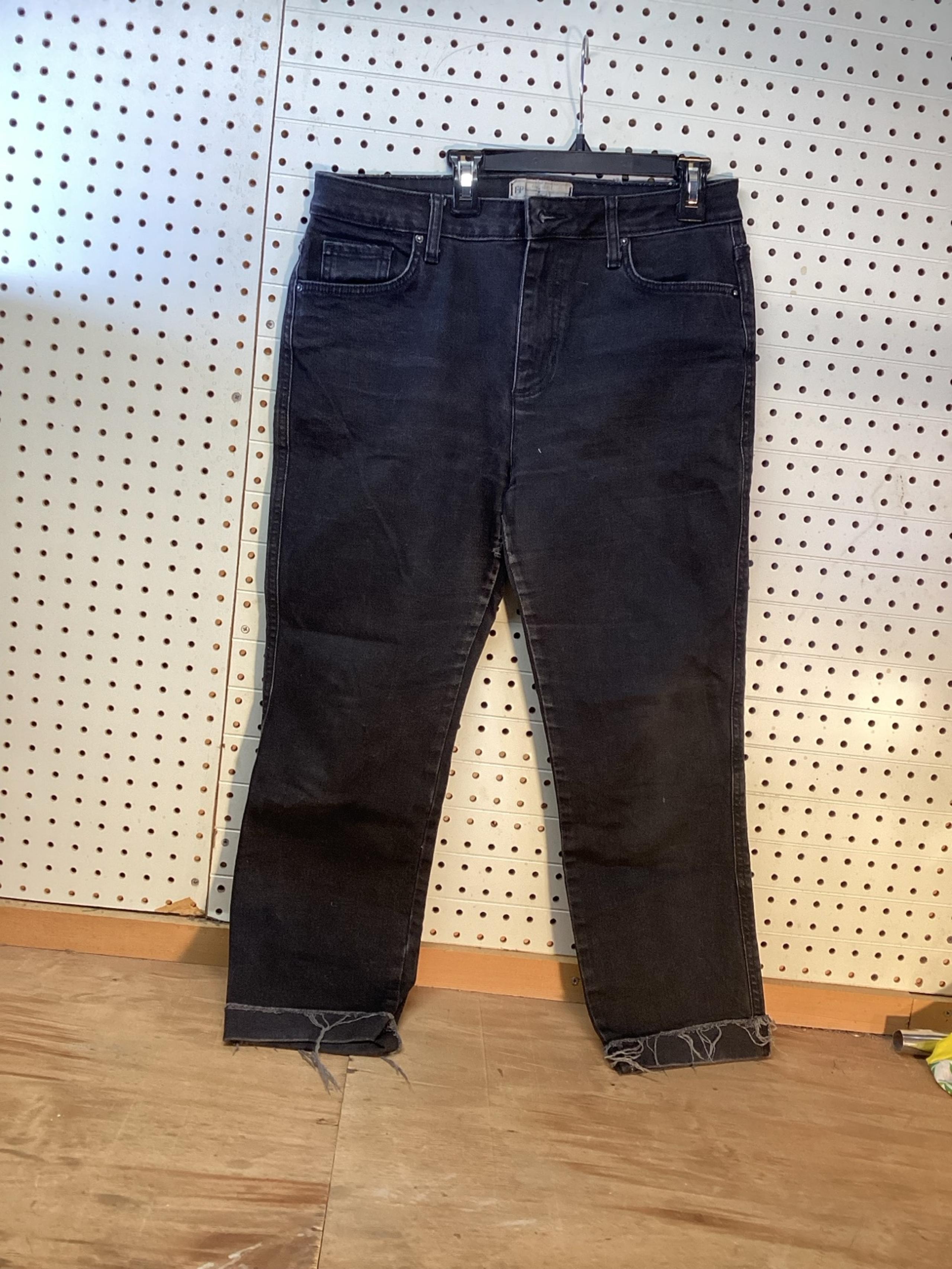 Free people Women's Black punk rock bohemian Jeans size 29 casual