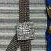 Vintage Mesh Crystal Buckle Belt